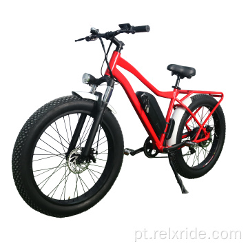 Wide Tires excelente bicicleta elétrica de desempenho cruzado
